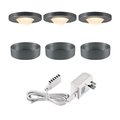 Gorgeousglow 120V Halogen Brushed Aluminum Undercabinet Recessed Lighting - 72 in. GO2593913